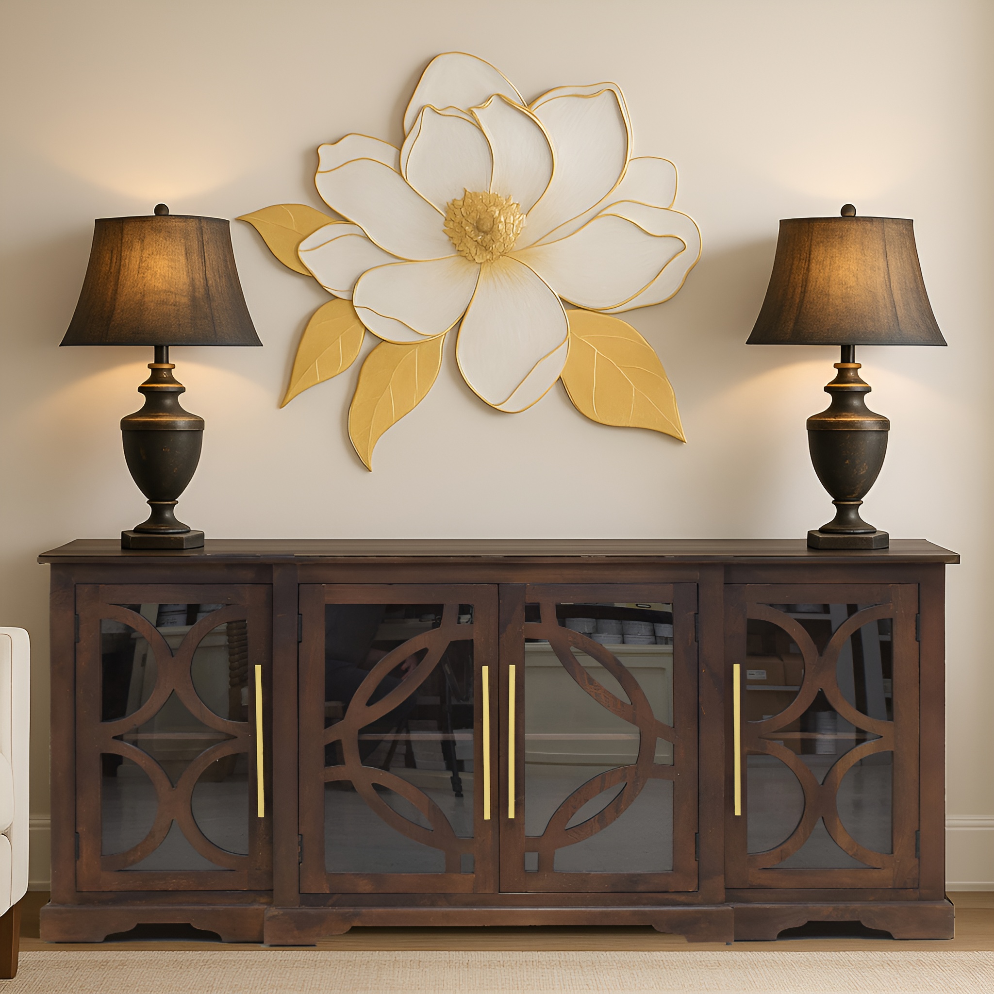 Elegant Magnolia and Vintage Accents(1)